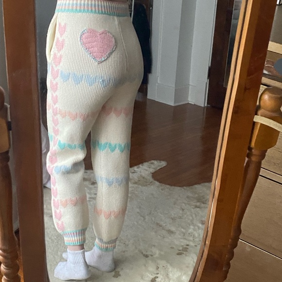 Loveshackfancy chabela heart knit pants - Picture 2 of 10